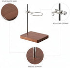 Solid Wood Pour-Over Coffee Stand, Open Frame Manual Brewing Holder for Standard Drippers and Carafes, Kitchen Counter Organizer - Image 6