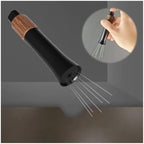 Press-Type Espresso WDT Tool Coffee Powder Stirring Needle Distributor Even Distribution Coffee Stirrer Barista Coffee Gadget(Black) - Image 2