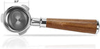54mm Bottomless Portafilter, Bottomless Coffee Portafilter by IGEELINK with Stainless Steel portafilter and Walnut Handle for Breville Barista Express and 54mm Breville Machines (54MM) - Image 2
