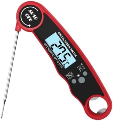 Digital Thermometer Portable Folding Probe Kitchen BBQ Meat Milk Food by Unknown