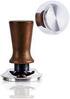 51/53/58MM Solid Wood Espresso Tamper Manual Press Coffee Tampers with Calibrated Spring Loaded Home Coffee Barista Accessories(58MM-Thread) by Unknown