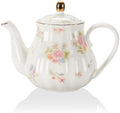 Sweejar 28FLOZ Royal Teapot with Infuser,Porcelain Tea Pot by Sweejarco1949