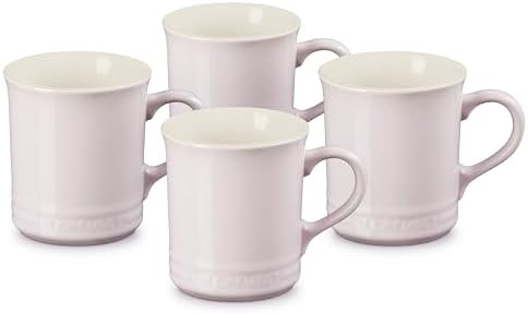 Le Creuset Stoneware Vancouver Mug, Set of 4, 14 oz. each, Shallot by Unknown