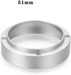 Portafilter Funnel 10 Coffee Powder Rings for Bean Grinders, Anti-Fly Powder Rings, Barista Accessories(White-51mm) - Image 2