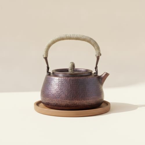 Electric Kettle Copper Tea Kettle Water Boiler Stovetop Kettle With High Arched Handle Polished Interior Grip suitable for home kitchens office tea stations dorm rooms - Image 6