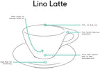 notNeutral Lino Porcelain Cup & Saucer Large Latte 12 oz (12 oz, 1) - Image 4