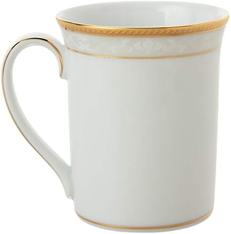 Noritake P91332/4335 Mugs (Pair) 310cc Hampshire Gold 2 Piece Fine Porcelain - Image 3