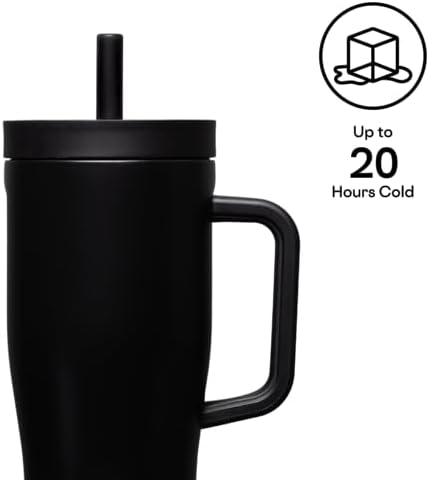 Corkcicle Cruiser Handle Tumbler, 22 oz, Rifle Paper Co. Cherries - Image 4