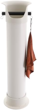 34" Height Coffee Knock Box Commercial Espresso Grounds Knock Dump Bin with Garbage Bags and Towel for Coffee Shops, Milk Tea Stores, Snack Bars and Restaurants by Unknown