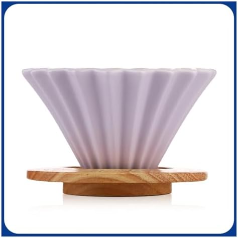 Origami Dripper Set Ceramic Construction Gradient Color Includes Filters For All Brewing Methods(Color 2) - Image 2