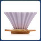 Origami Dripper Set Ceramic Construction Gradient Color Includes Filters For All Brewing Methods(Color 10) - Image 2