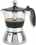 Gavigain Moka Induction Stovetop Strong Coffee Maker, Moka Pot Premium Crystal Shape Top Stovetop Coffee, Moka Pot - 4 cup, Classic Italian coffee maker for Coffee Lover by Gavigain