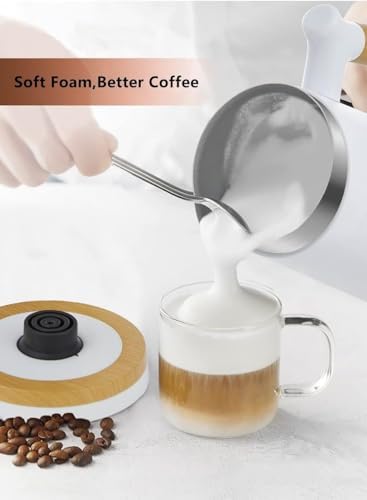 Automatic hot and Cold Milk frother Heater, Suitable for Latte, Coffee, hot Chocolate, Cappuccino Foam Machine - Image 5