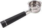 Compatible For Breville，8 Series Black/White,Coffee Portafilter Stainless Steel Bottomless 54mm 3 Ears Coffee Machine Accessories，(Black) by Unknown