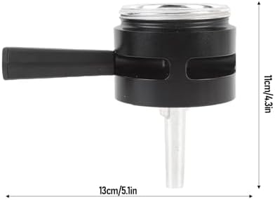 Coffee Pot Replacement Thermostat Aluminum Double Valve 2 Cup Anti Over Extraction Moka Pot Thermostat Accessories (Black) - Image 2