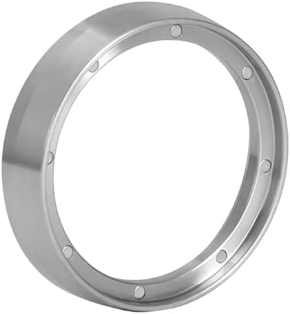 Espresso Dosing Funnel 2-piece Stainless Steel Coffee Measuring Ring 51mm Espresso Powder Receiving Funnel Machine Accessories by Unknown