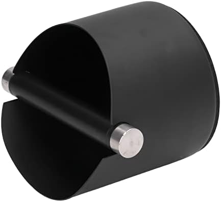 Stainless Steel Coffee Grounds Bucket with Rubber Base, Coffee Knock Box for Espresso Machines, Compact Dump Bin for Home, Cafes, Restaurants and Bars (Black trumpet (FC-04-2)) - Image 6
