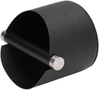Stainless Steel Coffee Grounds Bucket with Rubber Base, Coffee Knock Box for Espresso Machines, Compact Dump Bin for Home, Cafes, Restaurants and Bars (Black large size (FC-05-2)) - Image 4