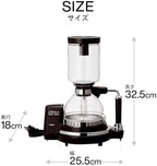 TWINBIRD siphon coffee maker CM-D854BR (Brown) - Image 7