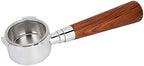 Portafilter Handle for Espresso Machines, Wooden Espresso Filter Holder with 304 Stainless Steel, Reusable Coffee Accessory for Home Barista - Image 4