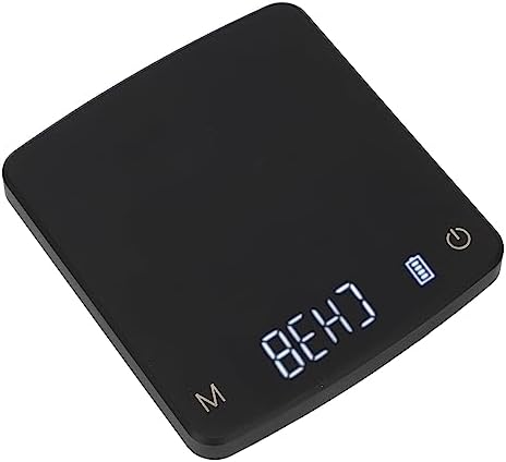 Digital Coffee Scale Rechargeable with Timer 2kg/0.1g High Precision Drip Coffee Kitchen Food Scale with Tare and Piece Counting Functions (500g/0.01g) - Image 4