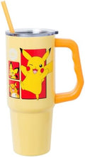 Silver Buffalo Pokemon Pikachu Evolution Stainless Steel Tumbler, 30oz by SilverBuffalo