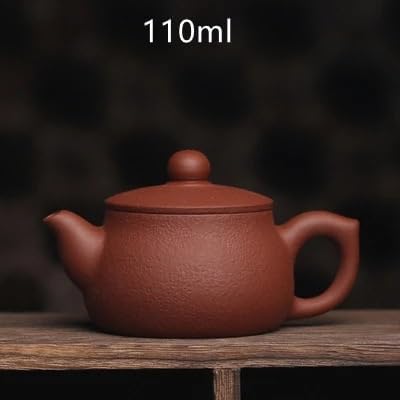 Tea Pots For Loose Tea Chinese Creative Purple Sand Kettle Chinese Tea Ceremony Supplies Loose Tea Teapot Multifunctional Ceramic Teapot Retro Tea Teapot Tea Infuser Pot(110ml teapot) - Image 2
