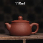 Tea Pots For Loose Tea Chinese Creative Purple Sand Kettle Chinese Tea Ceremony Supplies Loose Tea Teapot Multifunctional Ceramic Teapot Retro Tea Teapot Tea Infuser Pot(110ml teapot) - Image 2