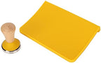 Tamping Mat Set - Silicone Coffee Tamper Pad for Home & Office with Beech Handle, 2pcs (51mm / 2.01in Tamper) - Image 6