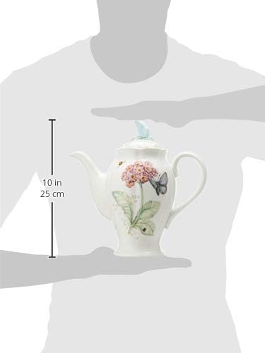 Lenox Butterfly Meadow Coffee Pot with Lid, White - - Image 3