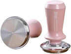 Compatible For Bincoo Coffee Press Hammer Stainless Steel Elastic Filling Powder Distributor Pink Press 51/58mm Coffee Machine Accessories(Pink-51mm) - Image 2