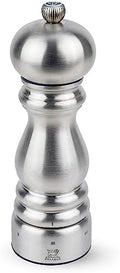 Peugeot Paris Chef Salt Mill, u'Select, 7 in, Stainless Steel by Unknown