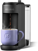 Keurig K-Mini Mate Plus Single-Serve K-Cup Pod Coffee Maker, Compact, 3 Cup Sizes, Brew Over Ice and Strong Button Features, 50 oz Removable Reservoir, Matte Black by Keurig