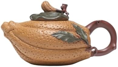 Tea Kettle Home Creative Original Mineral Handmade Purple Clay Pot Tea Room Loose Tea Tea Maker Ceramic Tea Infuser by Unknown