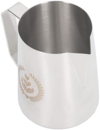 600ml Stainless Steel Frothing Jug Pitcher, Food Grade Milk Frother Cup with Eagle Spout, Thickened Comfortable Handle, Integrally Formed Sturdy Design - Image 4