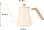 Yosoo Health Gear Gooseneck Pour Over Coffee Kettle, 304 Stainless Steel Electric Kettle with Ergonomic Handle and Compact Design, for Drip Coffee and Tea Brewing at Home or Camping - Image 7