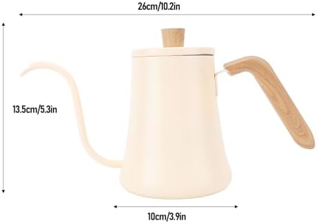 Yosoo Health Gear Gooseneck Pour Over Coffee Kettle, 304 Stainless Steel Electric Kettle with Ergonomic Handle and Compact Design, for Drip Coffee and Tea Brewing at Home or Camping - Image 7