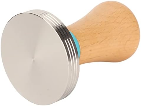 Aramox Tamping Mat Silicone Coffee Tamper Mat Set with Beech Handle Tamper 2 Pcs 90 Degree Edge Even Press Surface for Home Office Lovers (58mm / 2.28in) - Image 3