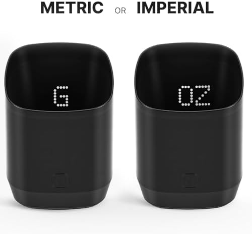 Luocute Digital Dosing Cup, LED Display Coffee Scale with USB C Rechargeable Splashproof Design for Measuring Coffee Grounds Beans and Ingredients - Image 3