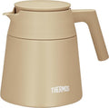 Thermos TTF-720 CL Vacuum Insulated Coffee Server, 24.3 fl oz (720 ml), Cafe Latte, All Parts, Dishwasher Safe, Coffee Dripper Compatible, Magic Bottle Structure, Hot and Cold Retention by Thermos