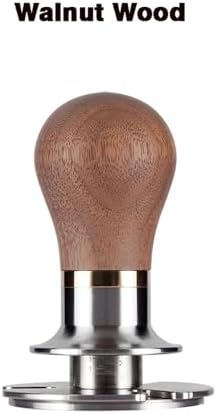 51.6mm Elasticity Adjustable With Scale Lines Stainless Steel Coffee Tamper，Compatible For La Pavoni，replacement Espresso Accessory(Walnut wood) - Image 2