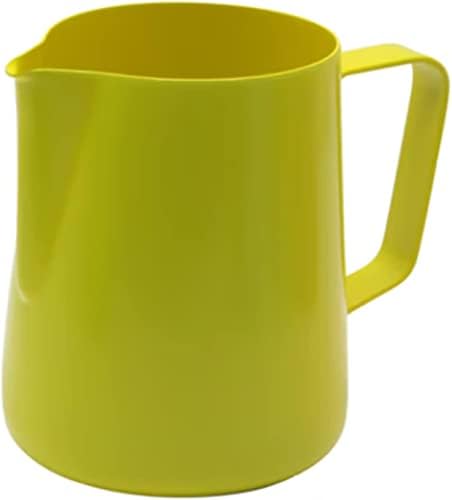 Milk frother cup, Milk Jug, Flower Cup Fancy Coffee Embossed Tip Mouth Frother 600ml(Unique Colour) by Unknown
