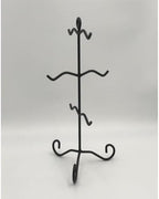 Mug Holder Tree, Coffee Cup Holder with 6 Hooks, 8 "W x 16 "H, Large Rustic Black Iron Steel Kitchen Rack Plate Farmhouse Home, Standing Kitchen Counter Decor - Image 5