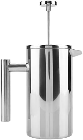 HEEPDD French Press Coffee Maker, Double Wall Stainless Steel Insulated Pot for Home or Office Hot Beverages 800ml Coffee and Tea Supplies (800ML) - Image 4