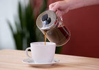 Service Ideas Double Wall Coffee French Press, 13.5oz, Glass - Image 6