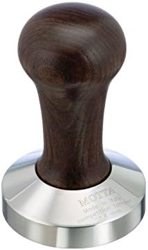 Metallurgic Motta Brown Beechwood Competition Tamper, 58.4 mm by MetallurgicaMottta