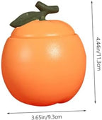 Tea Orange Shaped Tea Jar Tea Container Tea Dispenser Ceramic Tea Jar Tea Sealed Jar Tea Tin Can Loose Leaf Tea Bottles Ceramic Storage Jar Good Luck Ceramics - Image 2