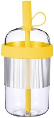 18oz Reusable Copolyester Straw Tumbler, Car Cup Fit, Yellow by Unknown
