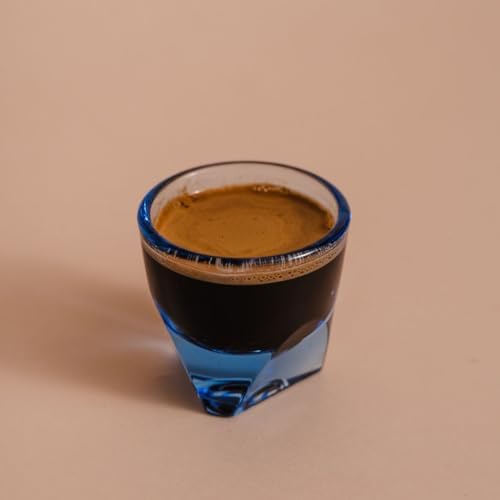 notNeutral Vero Glass Espresso, 3 oz. 4-pack, Ocean Blue - Image 4