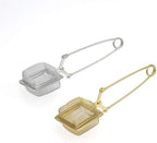 Tea strainer Gold Mesh Tea Infuser Stainless Steel Sphere Mesh Tea Strainer Coffee Herb Spice Filter Diffuser Handle Tea Ball Match Tea Bags (Color : Light Green) - Image 3